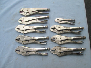 Vtg. Petersen Dewitt Etc. Vise Grips Lot Of (9)