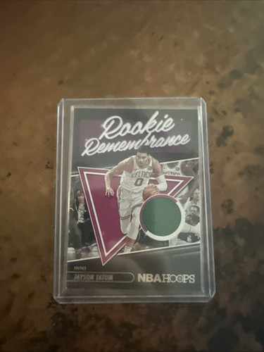 2021-22 Panini NBA HOOPS Rookie Remembrance Jayson Tatum #RR-JAY Jersey Relic
