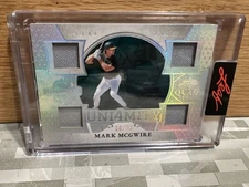 2025 Leaf Spectacular - Mark McGwire - Uni4mity - Game Used Quad Swatch /35