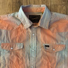 Howler Bros Brothers Short Sleeve Snap Shirt Men  s Large Fishing Outdoor H Bar B