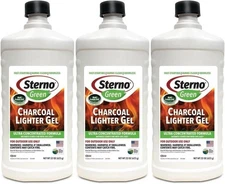 Sterno Fire Starter Ethanol Gel Green - Burner for Outdoor use Camping, 22 Oz