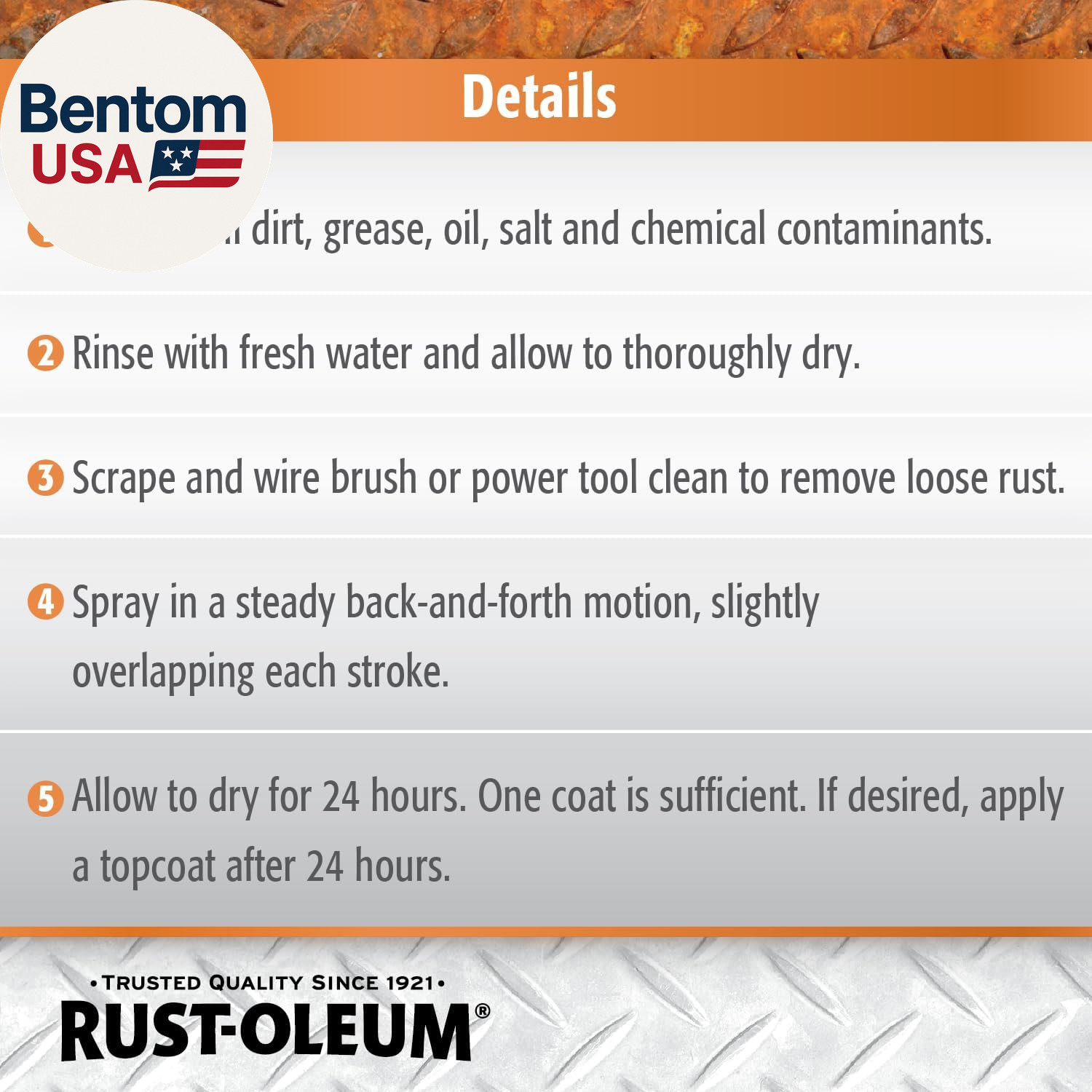 215215-6PK Stops Rust Rust Reformer Spray, 10.25 Oz, Black, 6 Pack