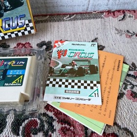 [Extremely good condition/Complete] F1 Circus Famicom Soft Nichibutsu with box,