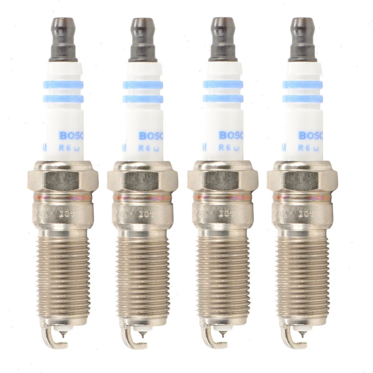 4 pc Bosch Double Platinum Spark Plugs for 2002-2004 Oldsmobile Alero 2.2L ke