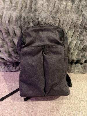 Lululemon Cruiser Backpack 22L Heathered Black Grey Gym Travel Work Laptop Bag
