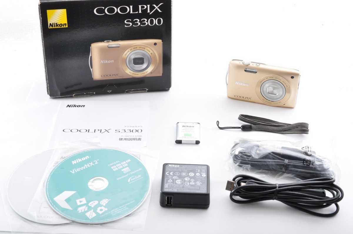 ジャング　ニコン Nikon COOLPIX S3300 ゴールド Amazon | Nikon デジタルカメラ COOLPIX (クールピクス) S3300