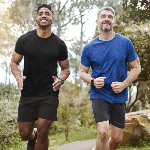Workout Shirts for Men Pack Quick Dry Moisture Wicking Gym Shirts for Men Ath... - Picture 5 of 6