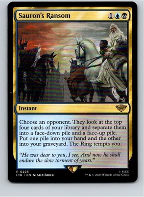 Magic the Gathering Sauron's Ransom  Lord of the Rings MTG Free Shipping!