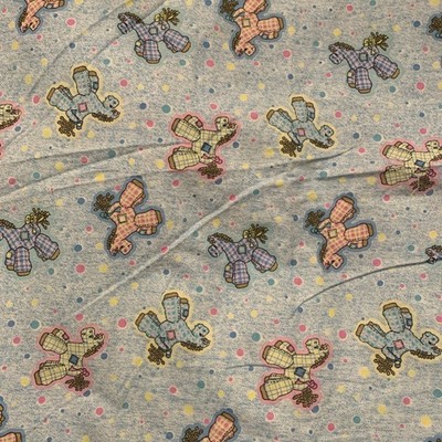 Baby Fabric Ponies Patchwork Cotton Fabric 1 3/4 Yards 42'' Wide Sewing Quilting