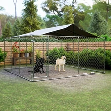 Outdoor Dog Kennel Large Heavy Duty Shade Dog Pen Playpen Pet Dog Run Enclosure