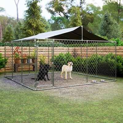 #ad #ad Outdoor Dog Kennel Large Heavy Duty Shade Dog Pen Playpen Pet Dog Run Enclosure $219.99