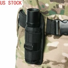 US Tactical 360° Rotatable Clip Duty Belt Flashlight Holster Flashlight Holder