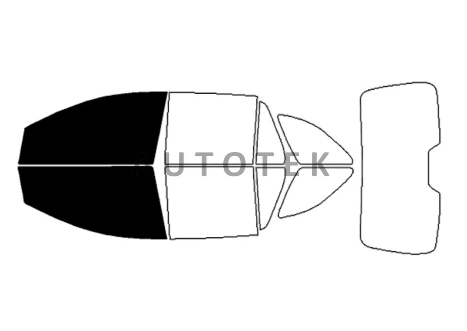 Película precortada frontal dos puertas ventanas cualquier tono % para Lincoln MKX 2007-2015 Foto 3 de 4
