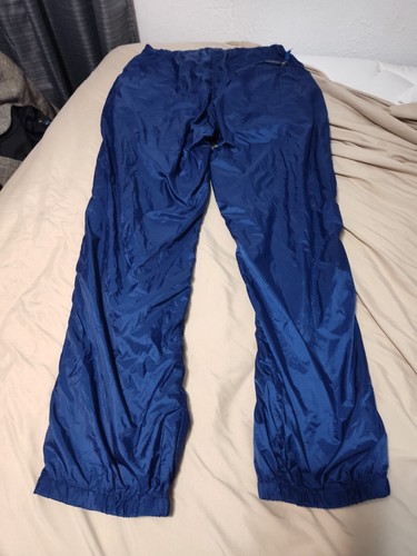 PATAGONIA VINTAGE Nylon Full Side Zip Snow Ski Pants Blue Size XL 83171 Winter - Picture 4 of 9