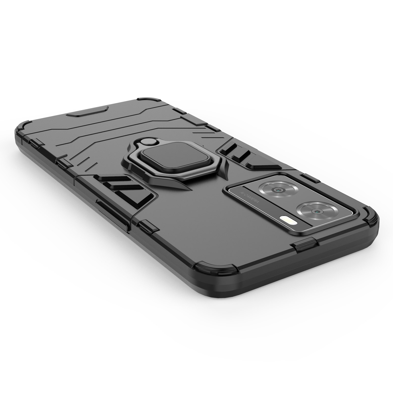 Case For Oppo A97 A96 A95 A94 A74 Shockproof 360°Ring Armor Stand Phone