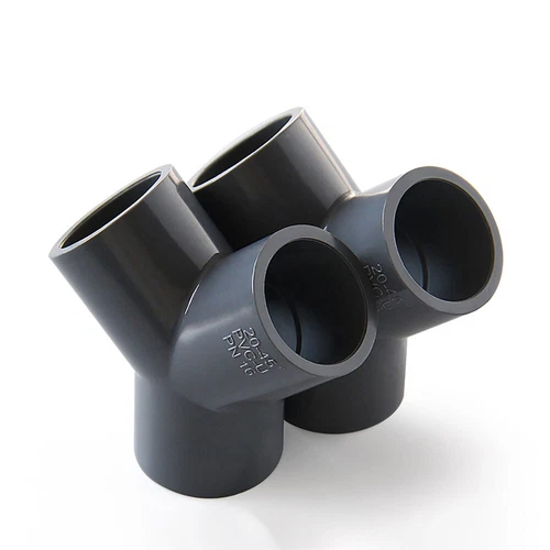 Pieza de PVC Y tubo rama de tubo rama en Y pieza estanque piscina filtro Ø50 mm / 63 mm/75 mm - Imagen 6 de 12