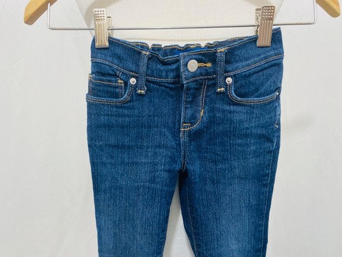 Girl’s 6 X 21 Skinny Jean's Old Navy Blue Denim 5-Pocket - Picture 3 of 7