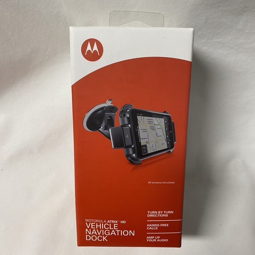Motorola Vehicle Navigation Dock For Motorola ATRIX HD (Open Box New) - Picture 2 of 8