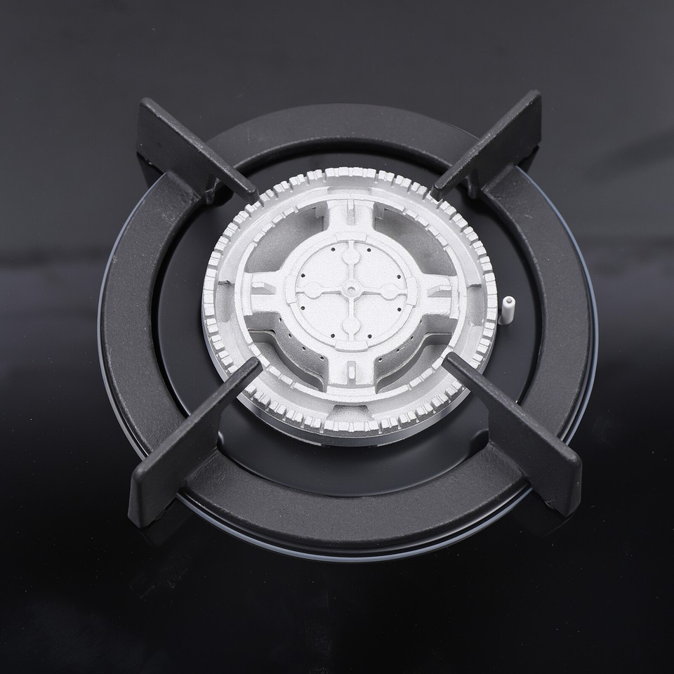 35.4" Gas Cooktop Stove Top 5 Burners Tempered Glass BuiltIn LPG/NG