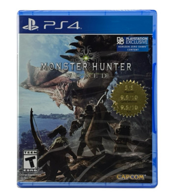 MHW Monster Hunter World Sony PlayStation 4 PS4 Capcom Brand New Sealed