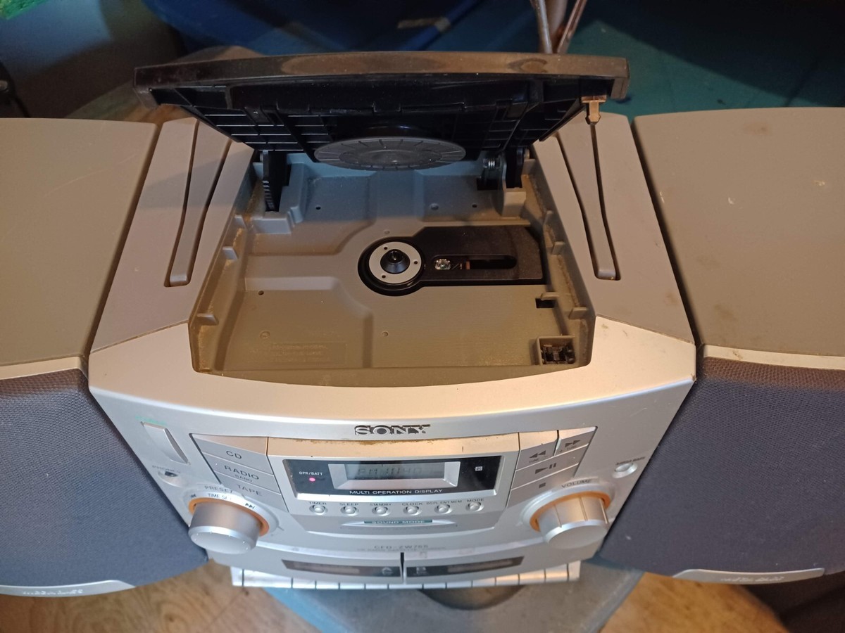 Sony CFD-ZW755 CD/Radio/Cassette Boombox for sale online | eBay Sony CFD-ZW755 CD/Radio/Cassette Boombox for sale online | eBay