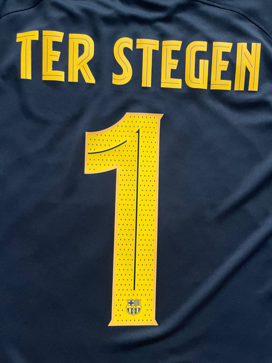 2019/20 Barcelona Goalkeeper Jersey #1 Ter Stegen Medium NIKE Long
