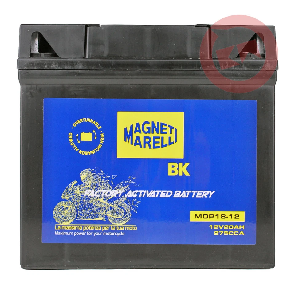 MAGNTI MARELLI MOP18-12 BATTERY = YUASA 51913 BMW R 100 R (247) 1994 - Image 3 of 4