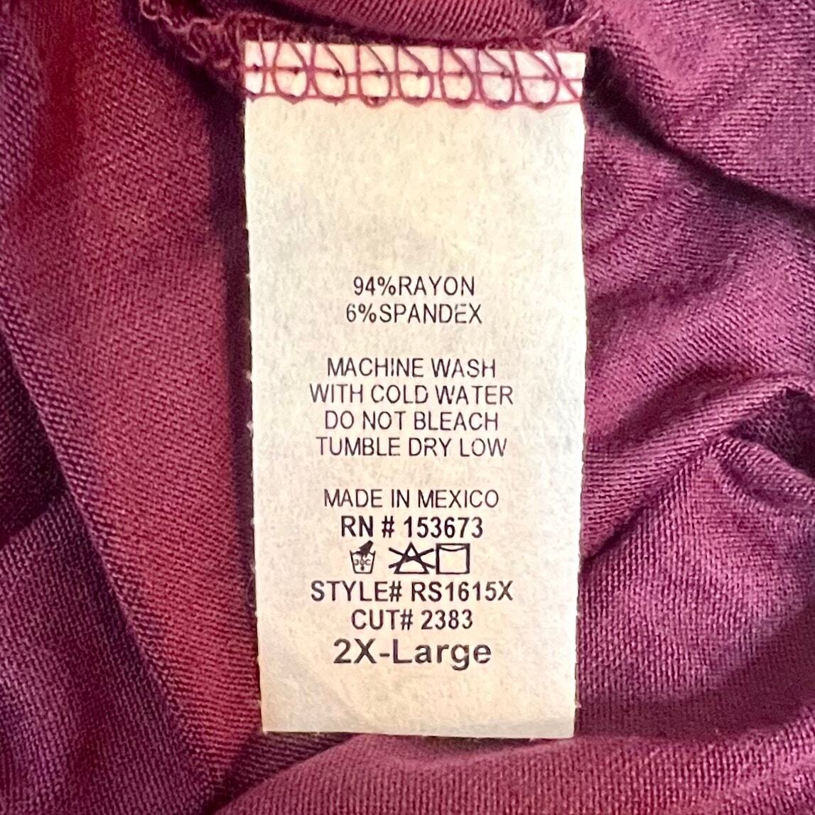 Dirtee Laundry Embellished Graphic T-Shirt Womens Size 2XL NWT