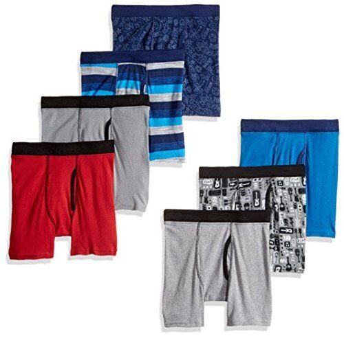 Boys&#039; ComfortSoft Printed Boxer Briefs assorted Assorted Size Small C0dT