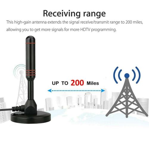 Digital DVB-T2 TV Receiver USB Stabantenne 5M HD Antenne 30dB Außen Verstärker - Bild 3 von 12