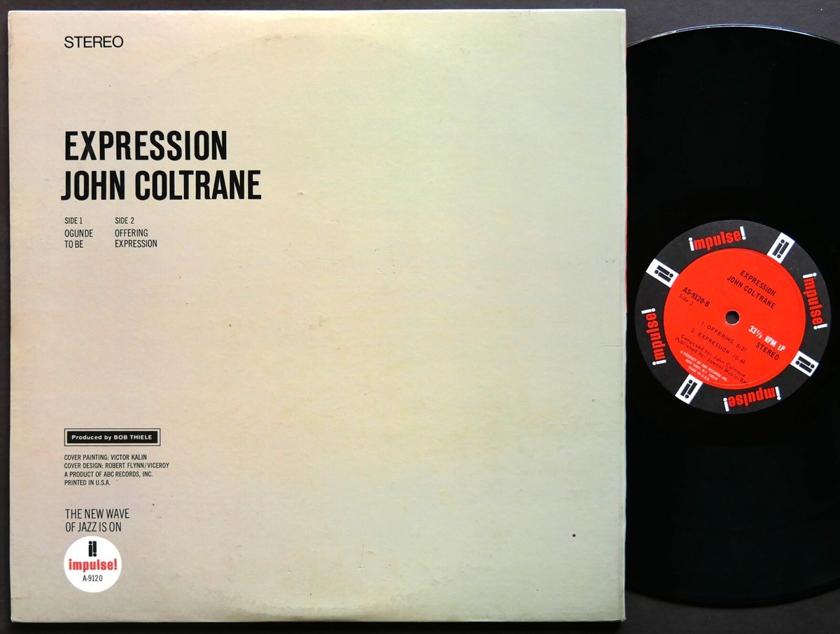 米LP John Coltrane Expression AS9120 IMPULSE /00400 JOHN COLTRANE Expression LP IMPULSE! AS-9120 US 1967 RVG