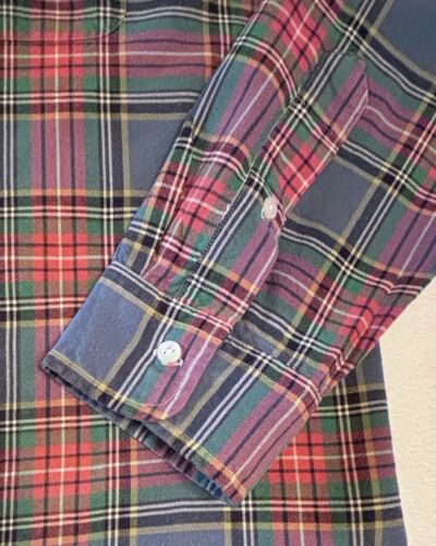 Ralph Lauren Flannel Shirt Unisex XL TG Long sleeve button down front pocket - Picture 3 of 6
