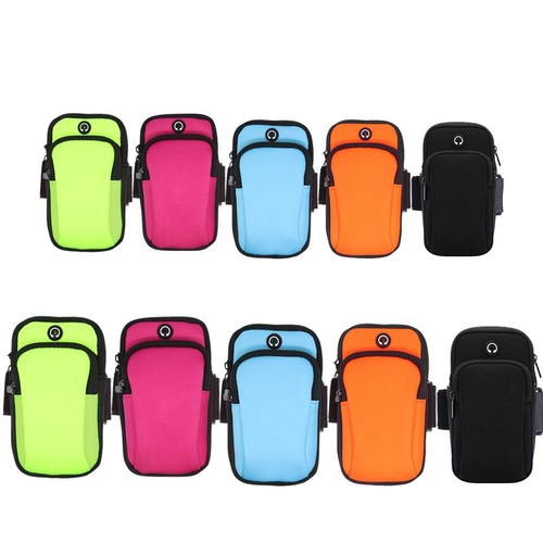 Sport entraînement course gym bras poignet sac bracelet téléphone sac lot F8 - Photo 3/34