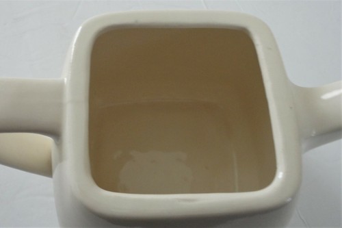 4 Piece MCM Modern Stanford Sebring Pottery Lucky Tea Set Teapot Creamer Biscuit - Picture 5 of 11