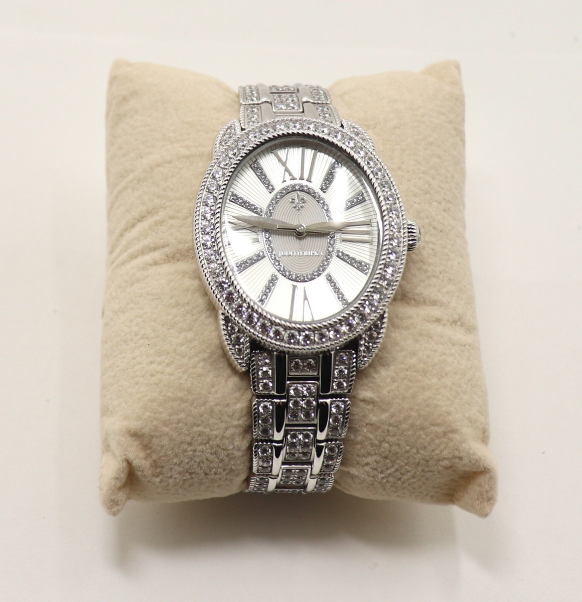 JUDITH RIPKA MOP ROMAN NUMERALS CZ BRACELET INTERCHANGEABLE  display picture 1