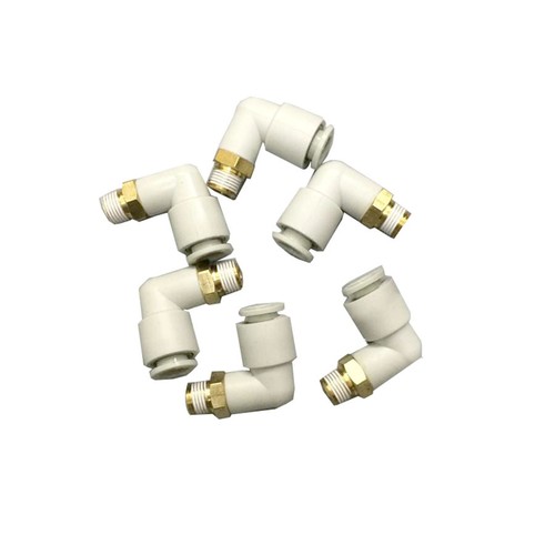 A● SMC KQ2L10-04S Male Elbow Push-in fitting Port size 1/2 - 第 3/7 張圖片