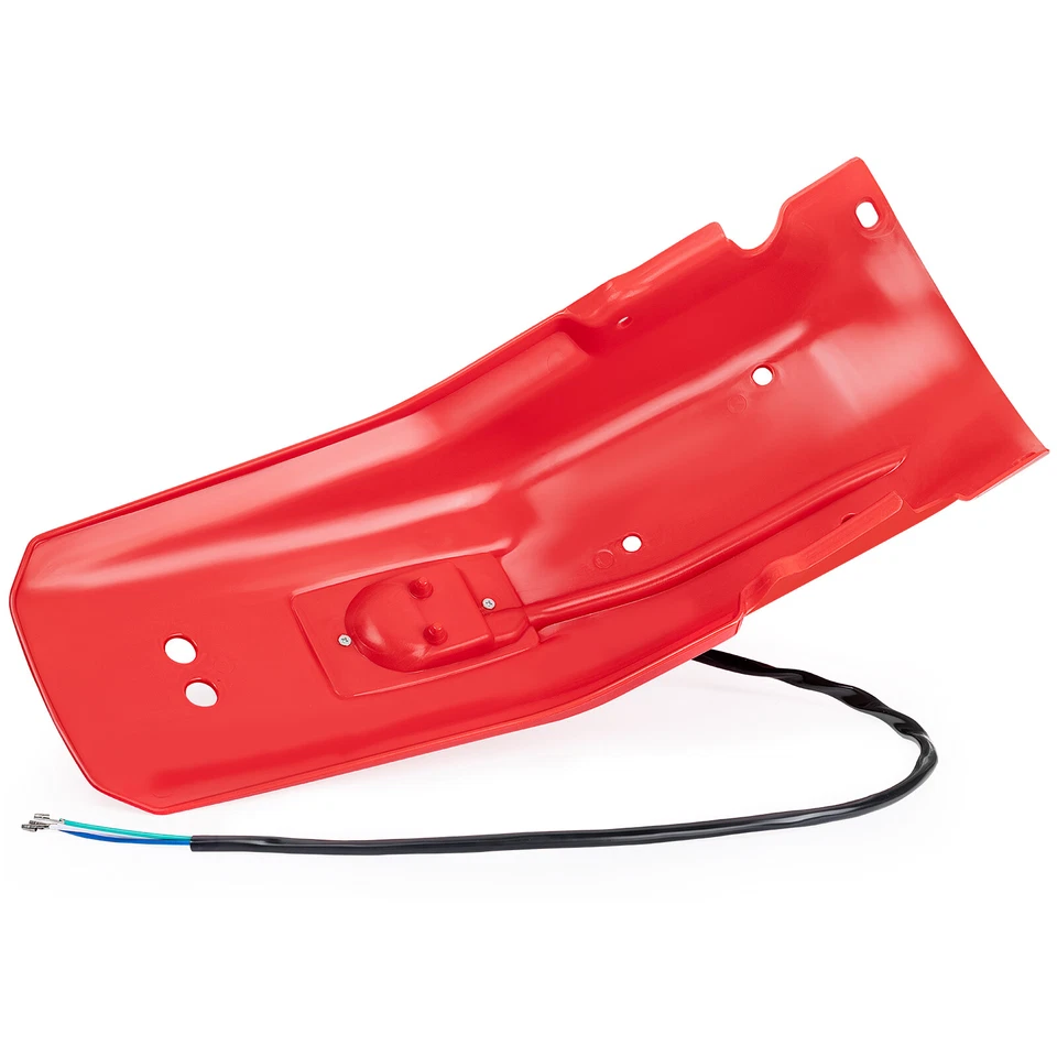Guardabarros trasero y luz trasera rojos para Honda XR250R XR600R XR650L XR350R XR250L 1985-24 Foto 2 de 4