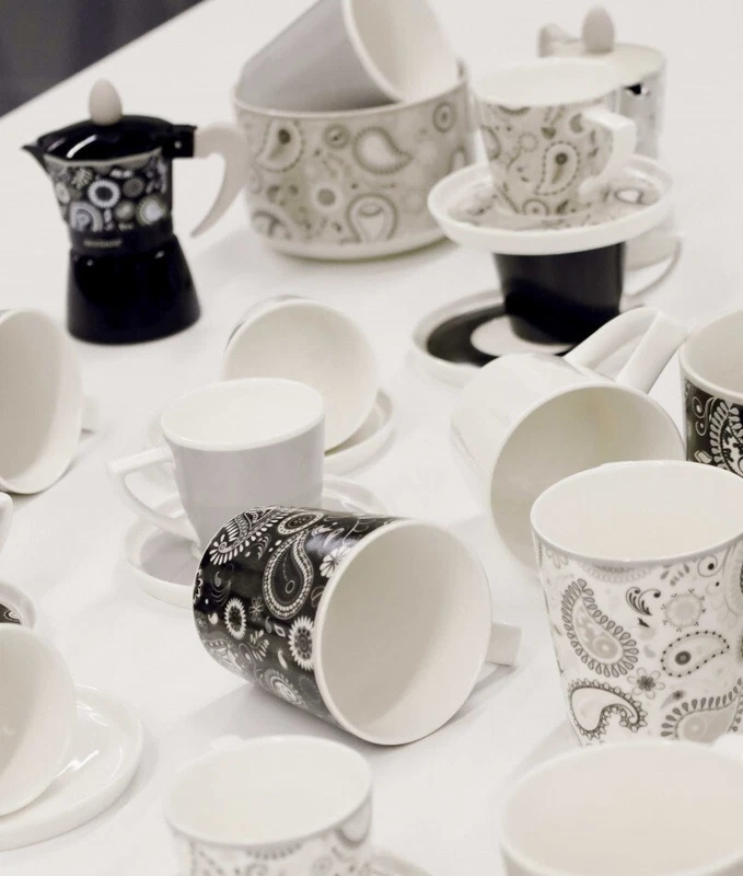 Moka Caffettiera Macchina Caffè BRANDANI Shanti Grigio 1 Tazza Alluminio NUOVO, fotografia 5 di 9