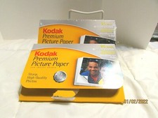 2 PACKS KODAK Premium Photo Picture Paper 25 Sheets HIGH GLOSS 4x6 NEW 1859131