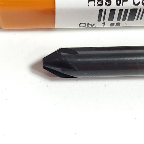Hertel HSS 6F Countersink 3/8" Head Diameter 60° 1 Flute 89339535 18017 - Picture 3 of 5