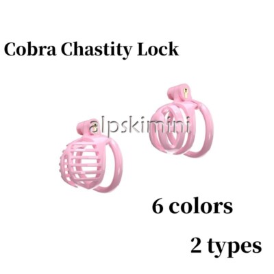 Cobra Lock 5 Ring with Tube Sounding Abstinence Cage Anti Cheating Device