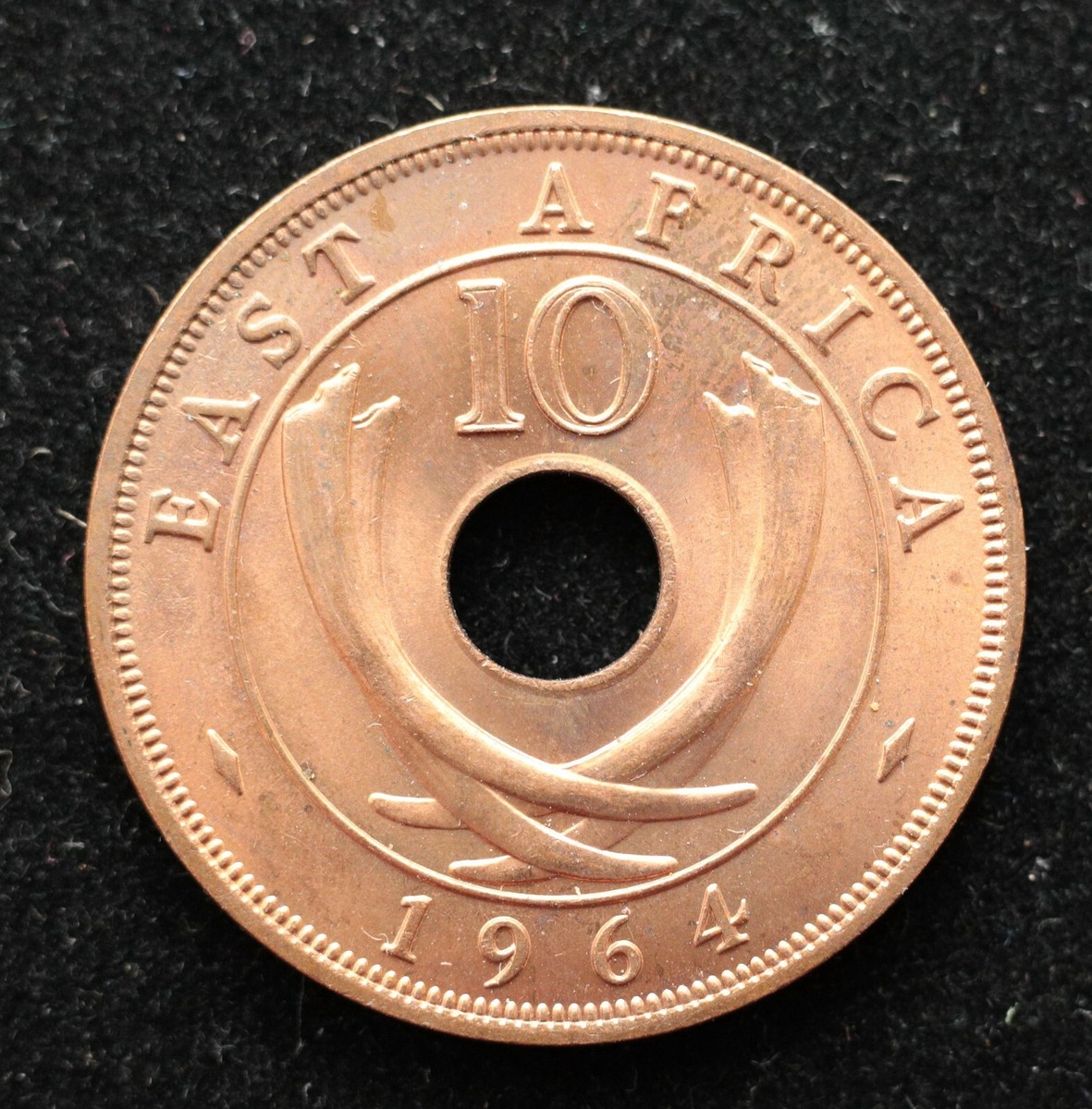 アンティーク 東アフリカ 1952 10セント KAPPYSCOINS G2718 1952 BRITISH EAST AFRICA TEN CENTS CH BU