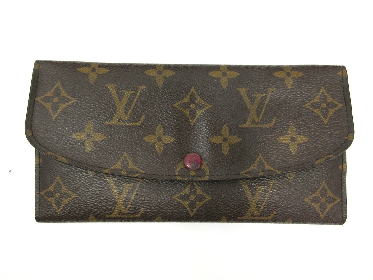 LOUIS VUITTON M60697 EMILIE LONG WALLET CANVAS MONOGRAM