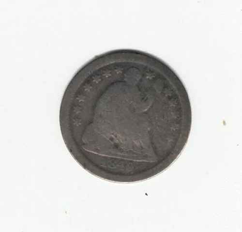 1840 O - Drapery - Liberty Seated Half Dime - Only 240,000 minted!!
