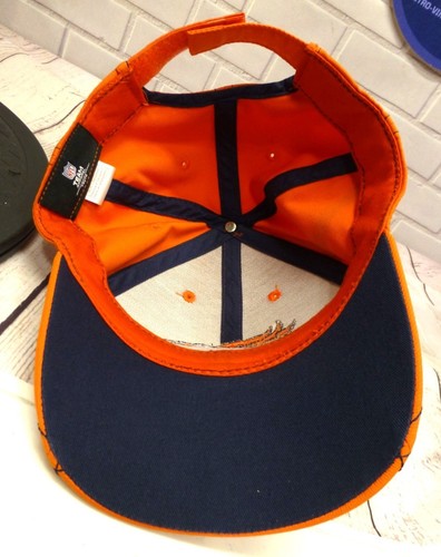 Denver Broncos Youth Adjustable Snapback Hat NFL Team Apparel Orange & Blue - Picture 8 of 9