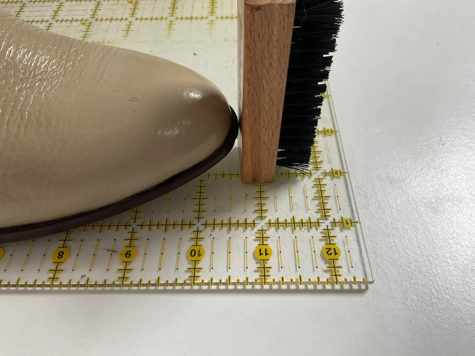 Botas vaqueras Justin para mujer altas de cuero de hueso 8 B hechas en EE. UU. Foto 2 de 4