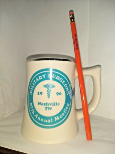 Vintage Military 1990 Military Surgeons 97th Annual Meeting Mug  - Picture 1 of 5