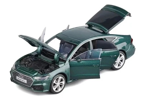 1:32 AUDI A4 A6 A7 A8 Alloy Car Model Diecast Toy Car Sounds Light Toy Vehicle - Picture 20 of 33