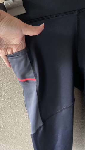 FILA Sport Capri Black Running Pants Womens Medium Active 32” Waist - Picture 4 of 13