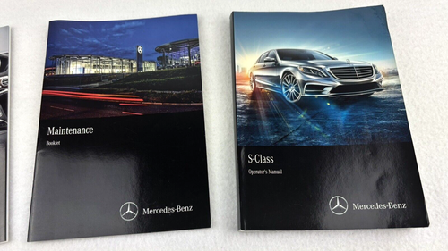 Mercedes Benz Clase S 2016 juego manual del propietario S 600 550 500 400 S63 S65 AMG 4MAT - Imagen 18 de 21